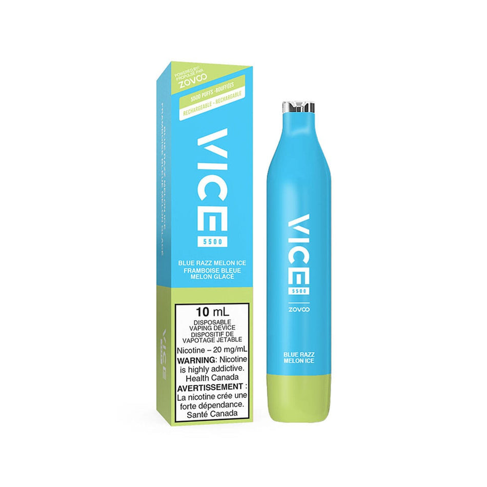 Vice 5500 Blue Razz Melon Ice Disposable Vape Pen Disposable Vice 20mg/mL