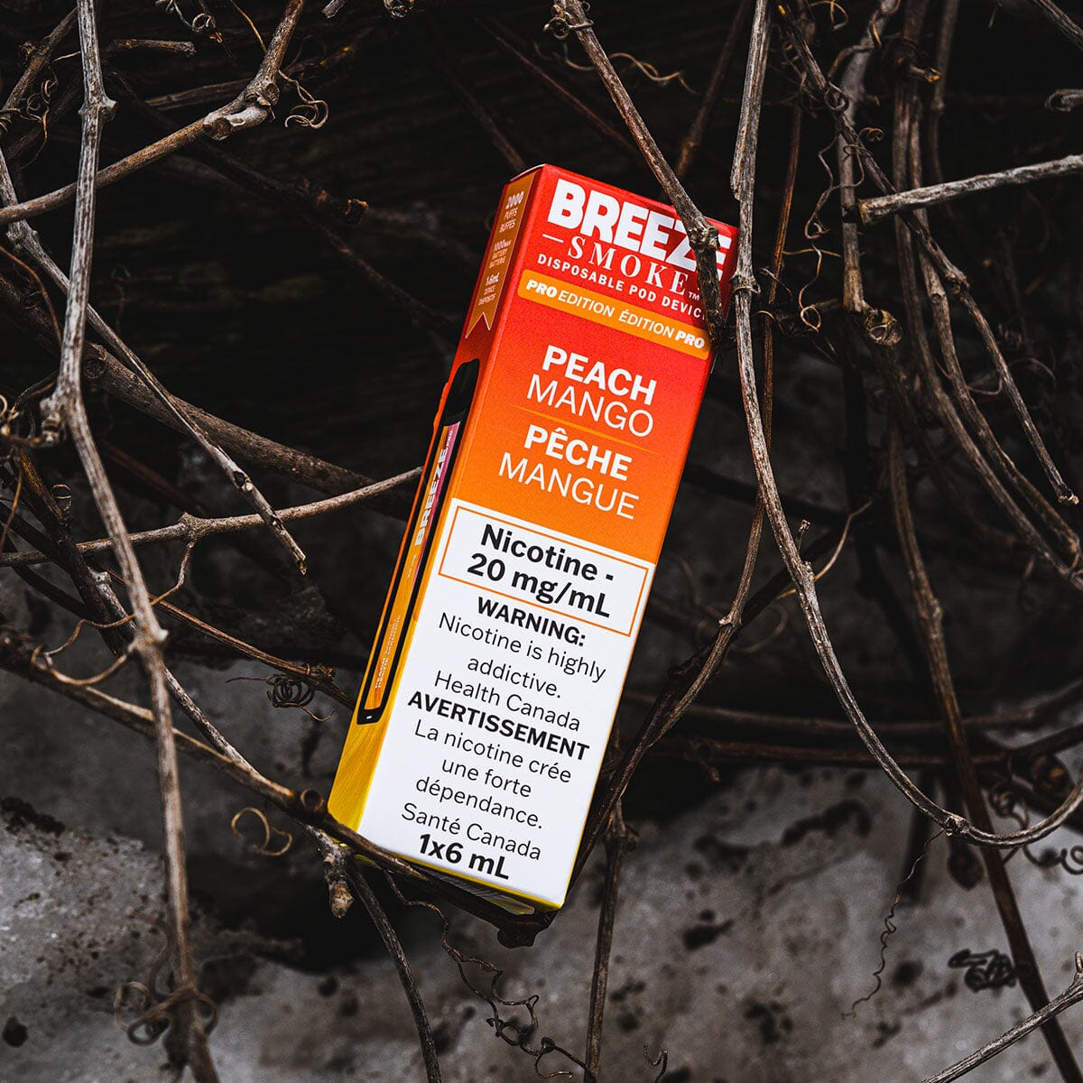Breeze Pro Peach Mango Disposable Vape Pen Disposable Breeze Smoke