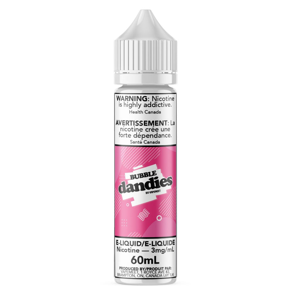 Dandies - Bubble E-Liquid Dandies 60mL 0 mg/mL