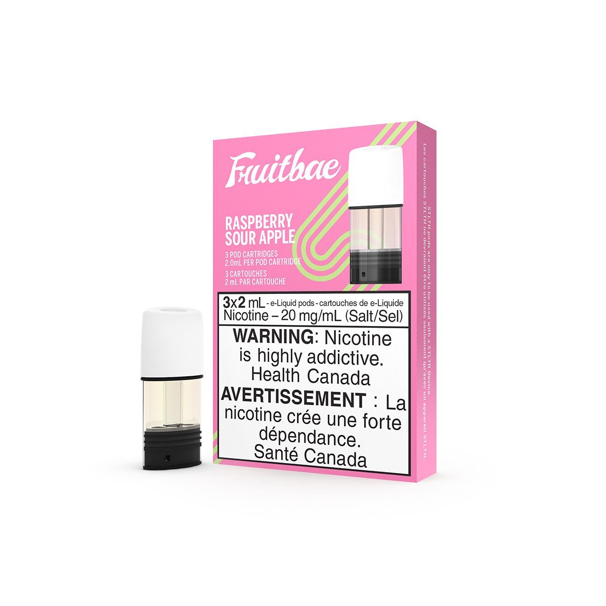 STLTH - Raspberry Sour Apple Pods (Fruitbae) Pre-filled Pod STLTH 20mg/mL