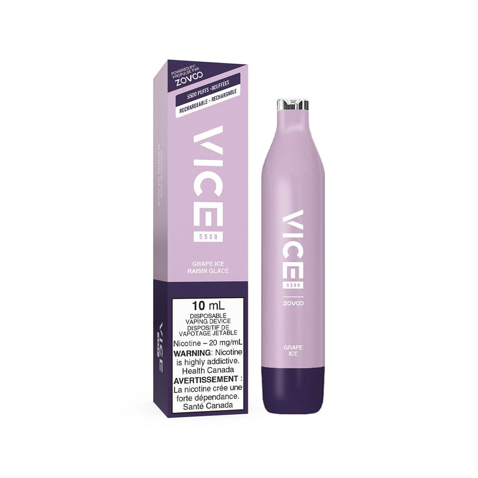 Vice 5500 Grape Ice Disposable Vape Pen Disposable Vice 20mg/mL