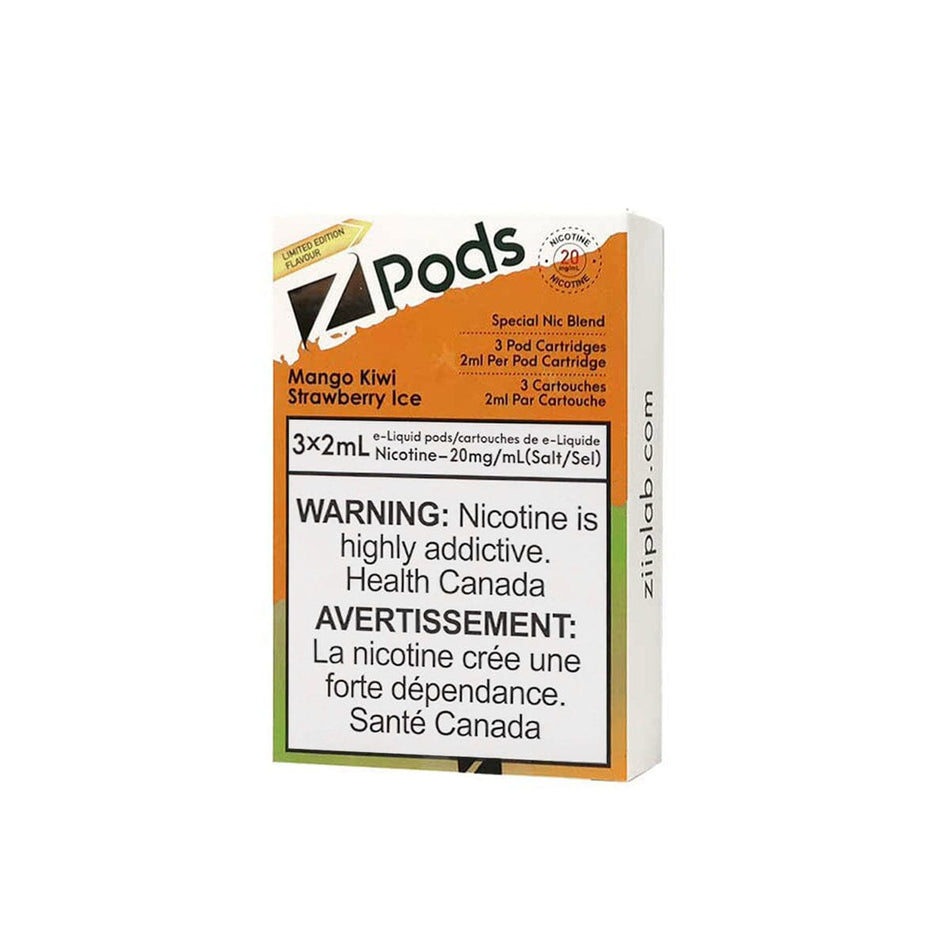 STLTH Compatible Z Pods Mango Kiwi Strawberry Ice Vape Pods Pre-filled Pod STLTH