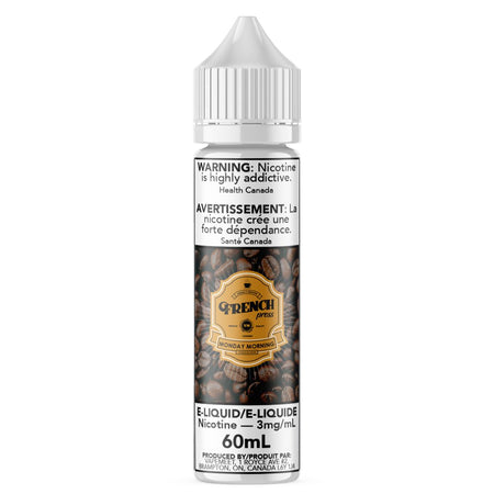 French Press - Monday Morning E-Liquid French Press 60mL 0 mg/mL
