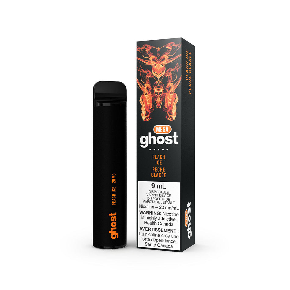 Ghost Mega Disposable - Peach Ice Disposable Ghost Disposable 20mg/mL