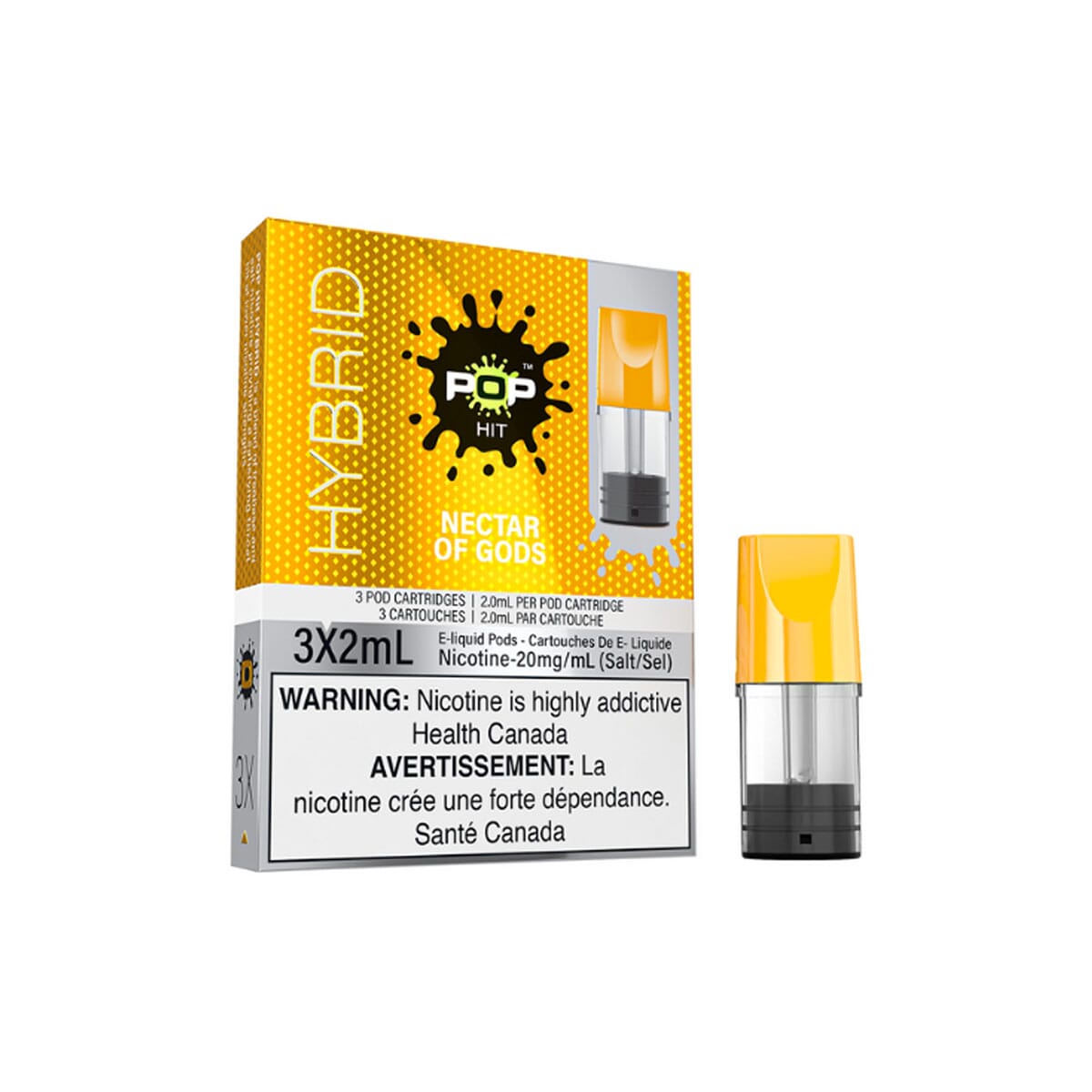 STLTH Compatible Pop Pods Nectar of Gods Vape Pods Pre-filled Pod STLTH 20mg/mL