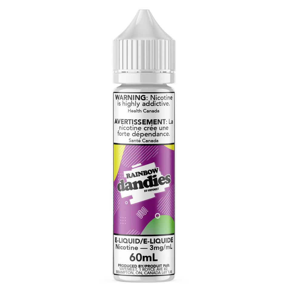 Dandies - Rainbow E-Liquid Dandies 60mL 0 mg/mL