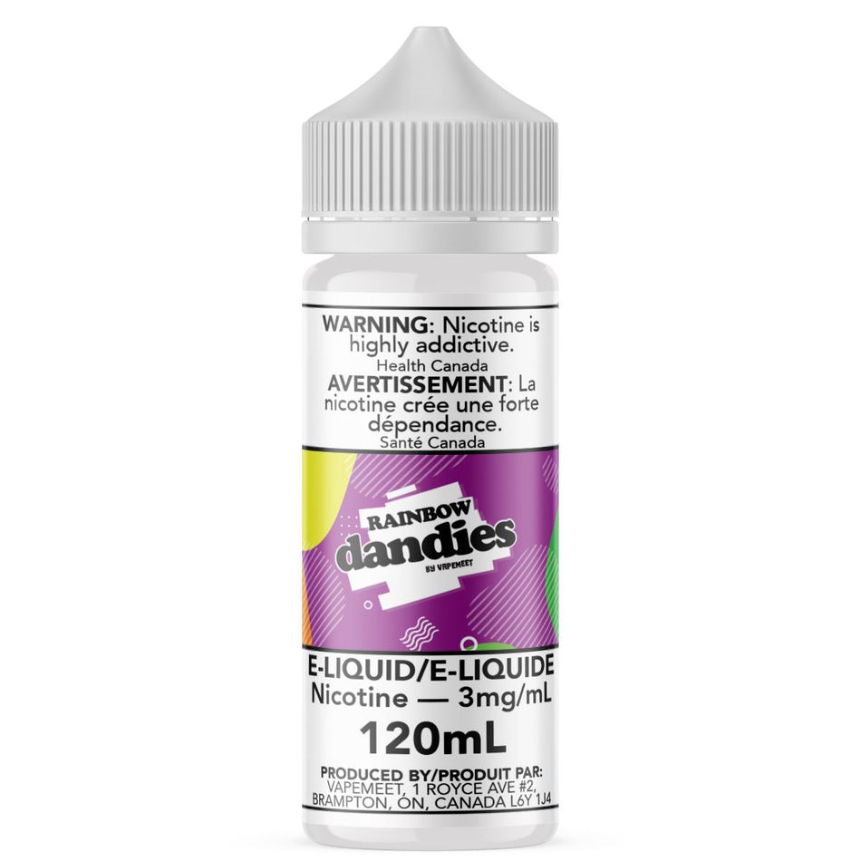 Dandies - Rainbow E-Liquid Dandies 120mL 0 mg/mL
