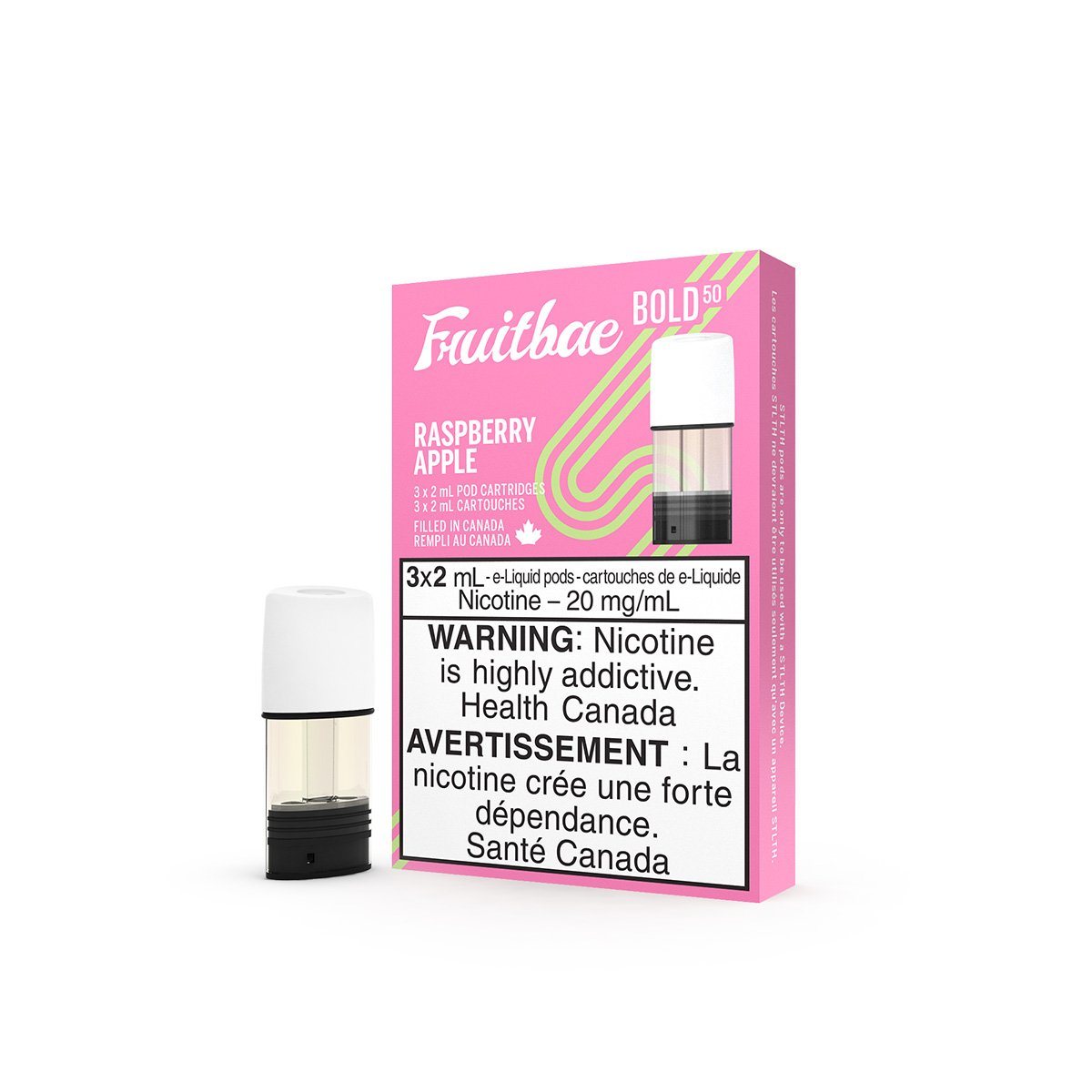 STLTH - Raspberry Sour Apple Pods (Fruitbae) Pre-filled Pod STLTH 20mg/mL (Bold 50)