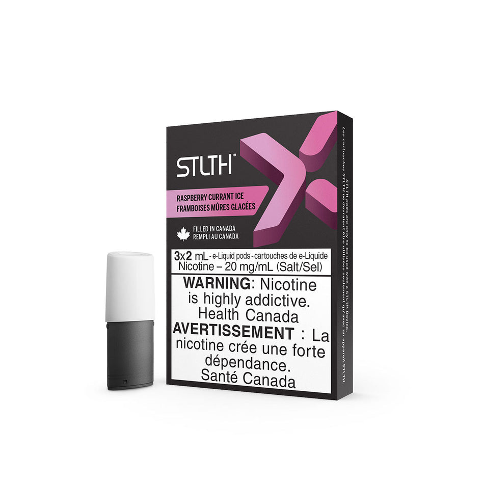 STLTH - Raspberry Currant Ice Pods (STLTH X) Pre-filled Pod STLTH