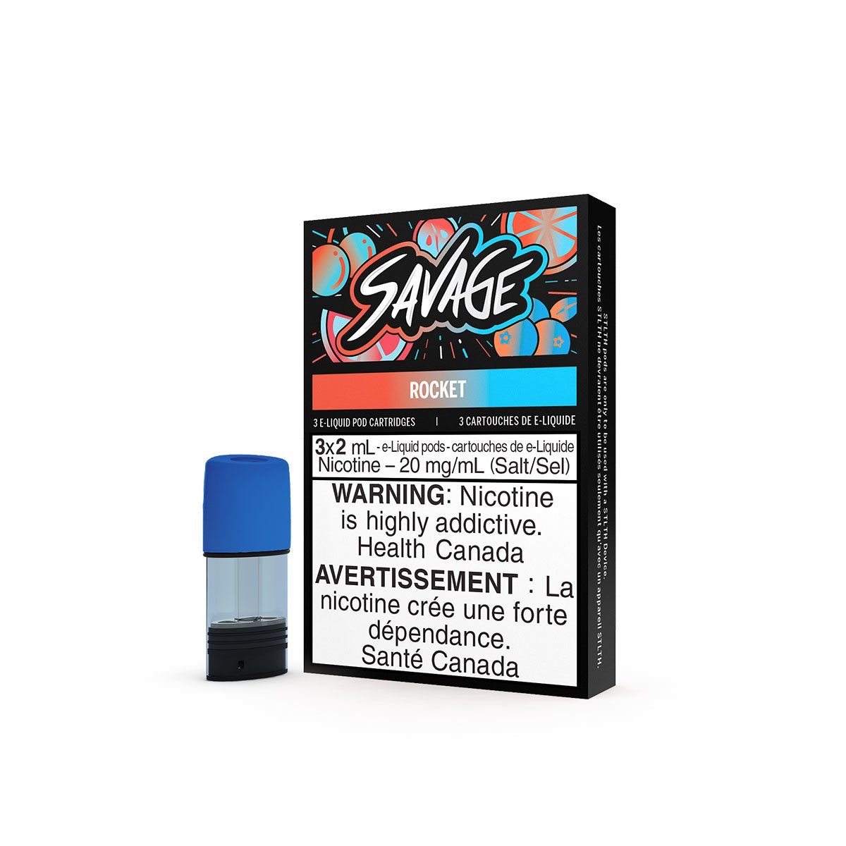 STLTH - Rocket Pods (Savage) Pre-filled Pod STLTH 20mg/mL