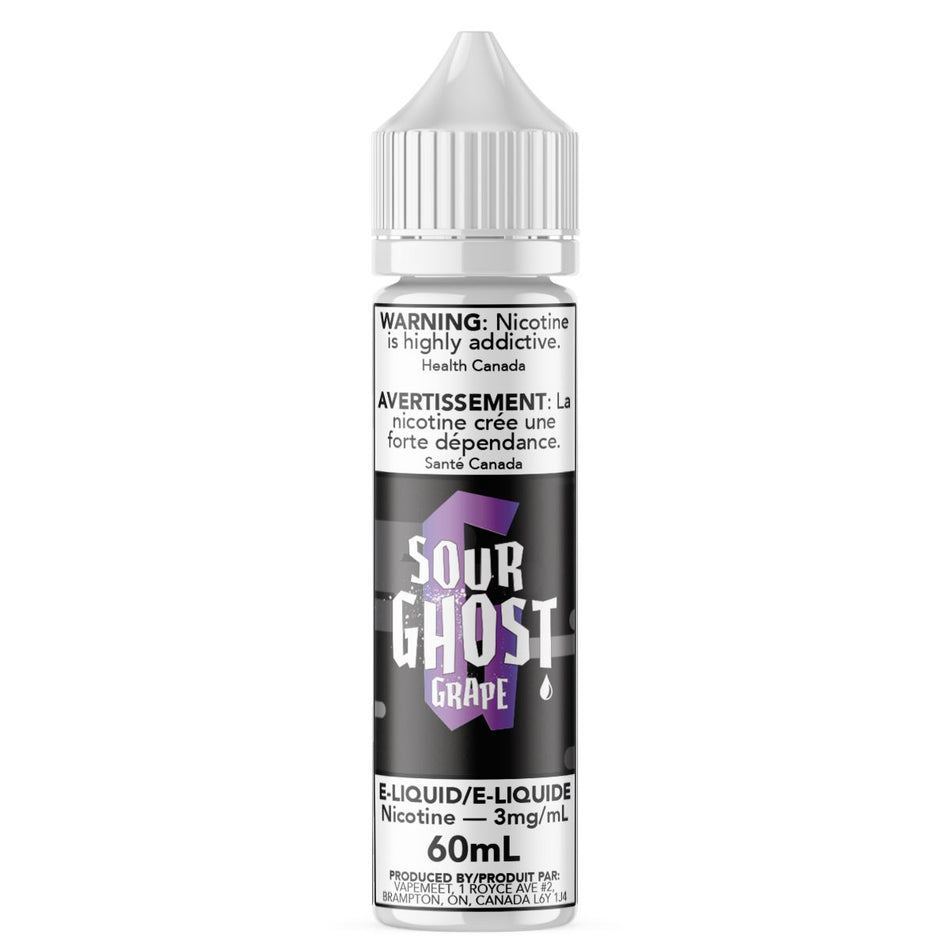 Ghosted - Sour Ghost Grape E-Liquid Ghosted 60mL 0 mg/mL