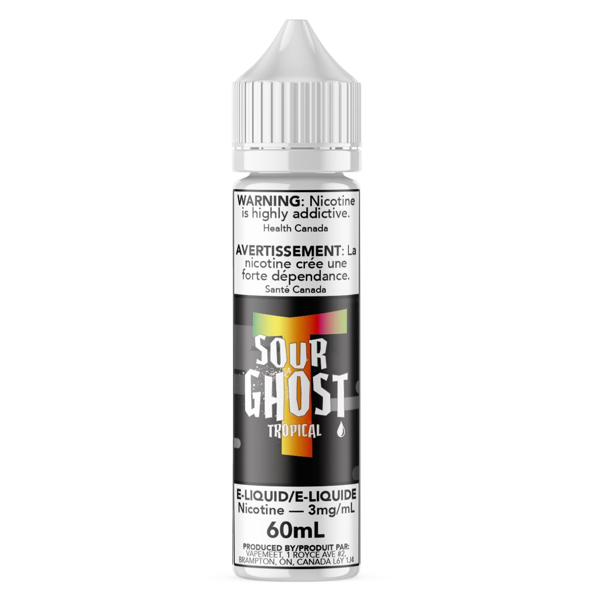 Ghosted - Sour Ghost Tropical E-Liquid Ghosted 60mL 0 mg/mL