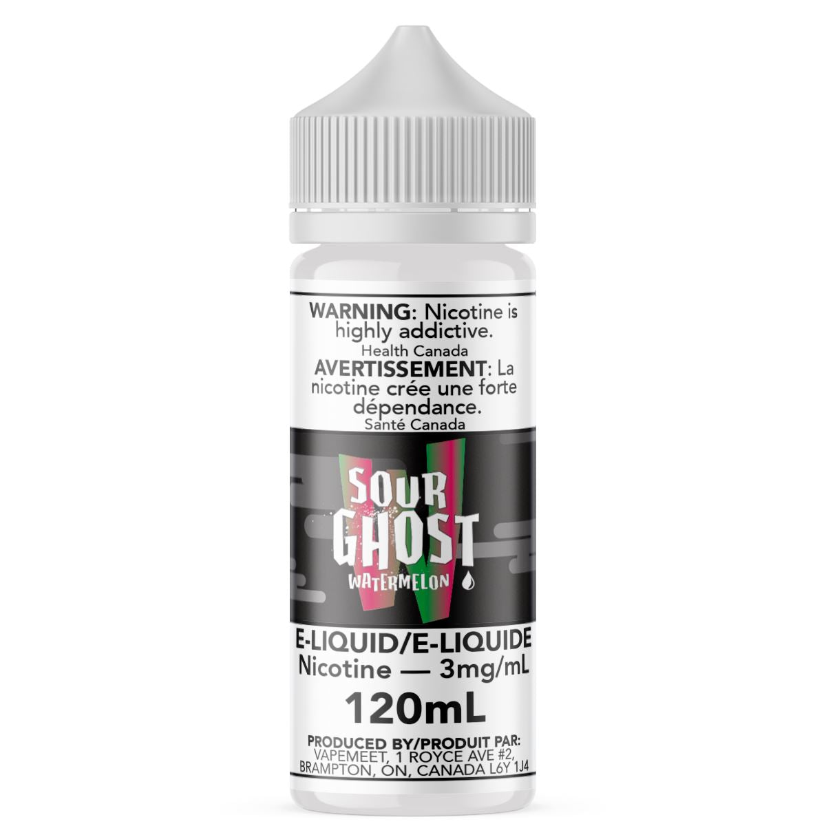 Ghosted - Sour Ghost Watermelon E-Liquid Ghosted