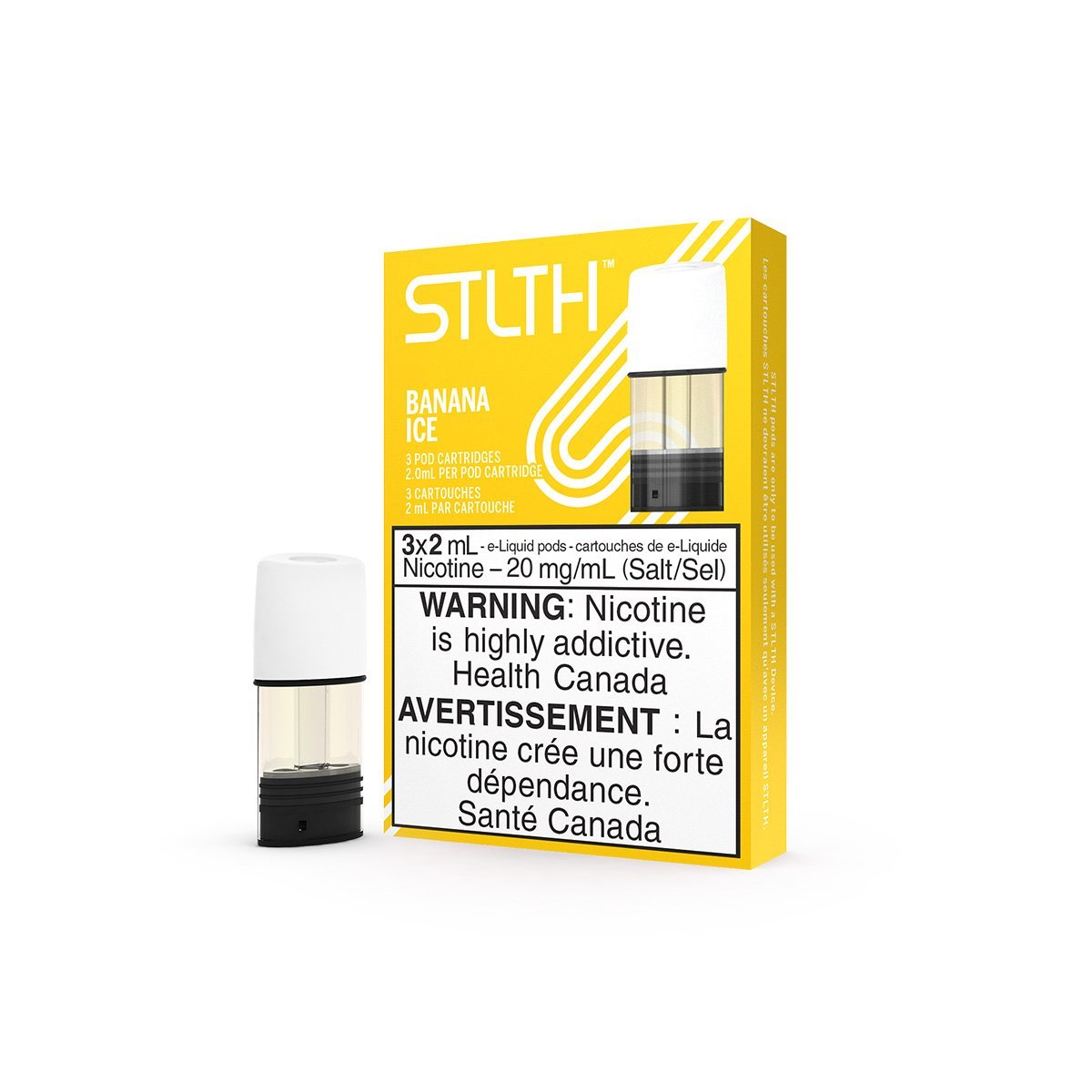 STLTH - Banana Ice Pods Pre-filled Pod STLTH 35mg/mL