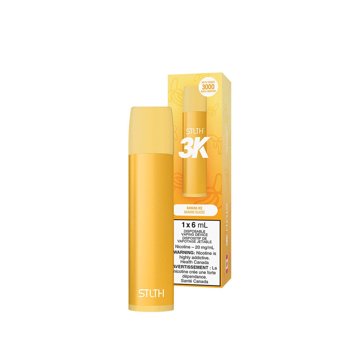 STLTH 3K Banana Ice Disposable Vape Disposable STLTH