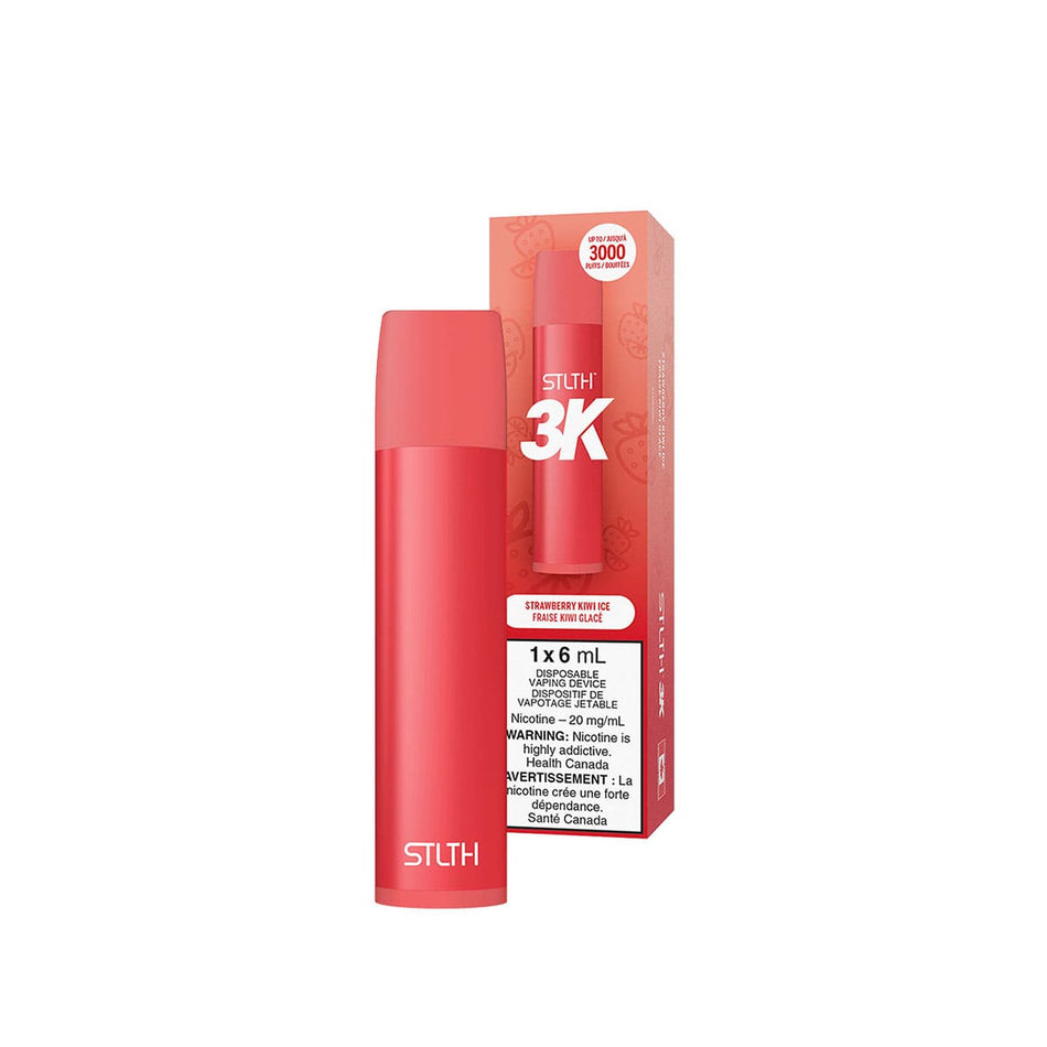 STLTH 3K Strawberry Kiwi Ice Disposable Vape Disposable STLTH