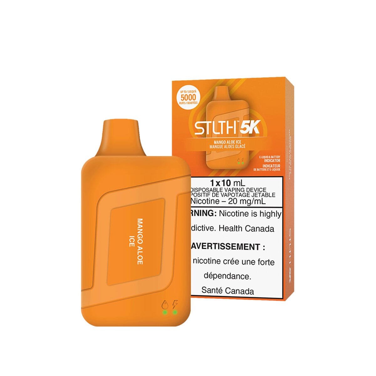 STLTH 5K Mango Aloe Ice Disposable Vape Disposable STLTH