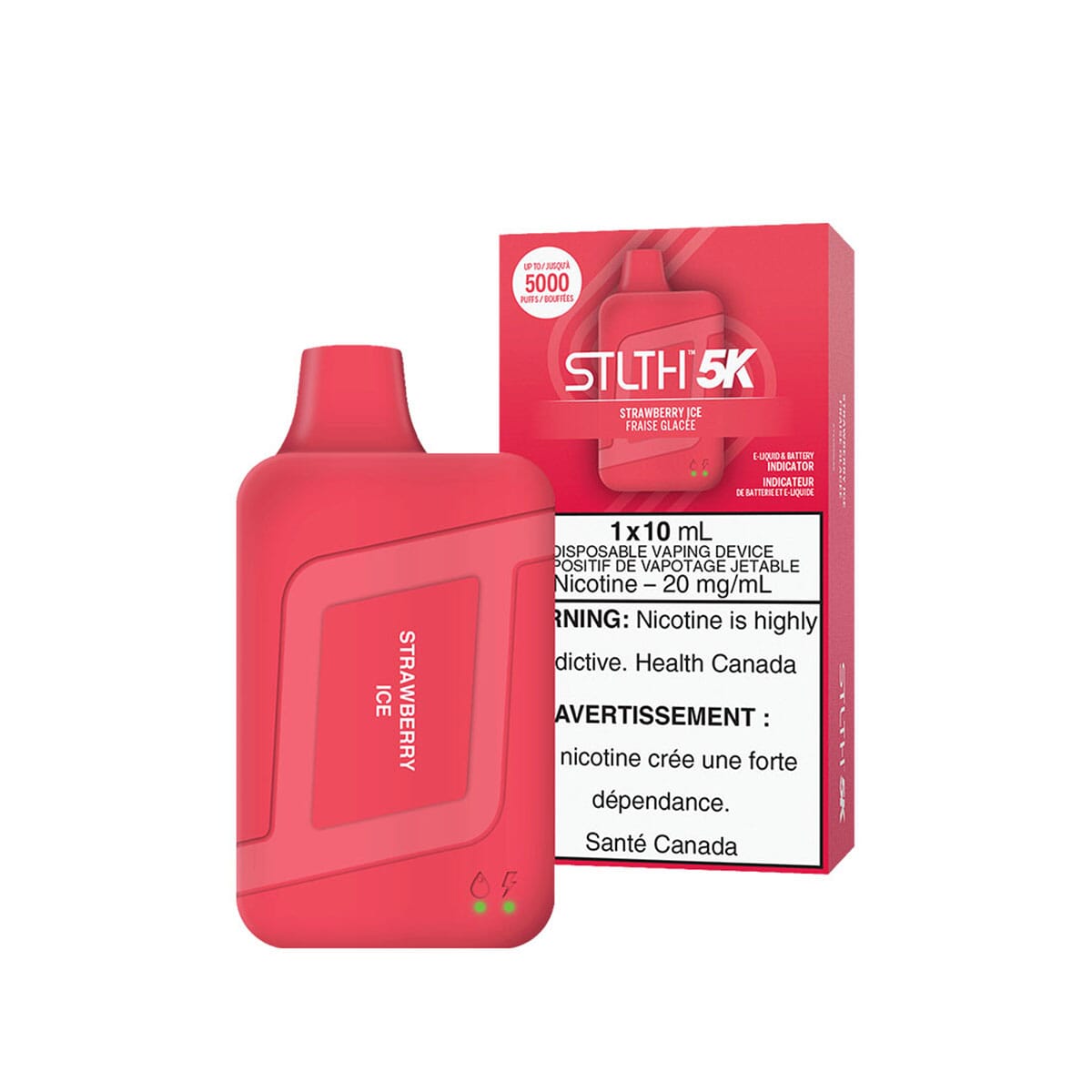 STLTH 5K Strawberry Ice Disposable Vape Disposable STLTH