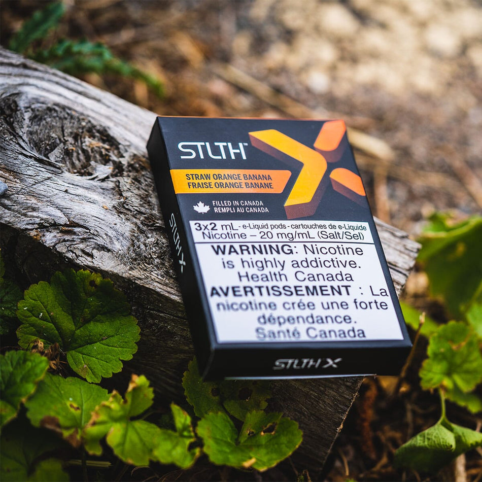 STLTH X Straw Orange Banana Vape Pods Pre-filled Pod STLTH