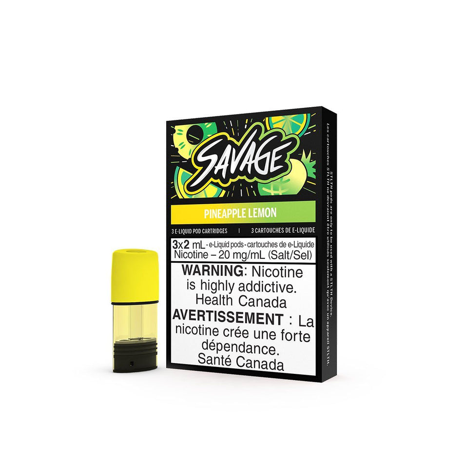 STLTH - Pineapple Lemon Pods (Savage) Pre-filled Pod STLTH 20mg/mL