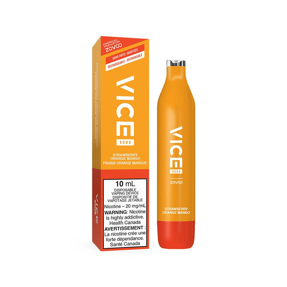 Vice 5500 Strawberry Orange Mango Disposable Vape Pen Disposable Vice 20mg/mL