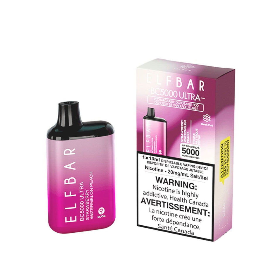 Elf Bar BC5000 Ultra Strawberry Watermelon Peach Disposable Vape Pen Disposable Elf Bar 20mg/mL