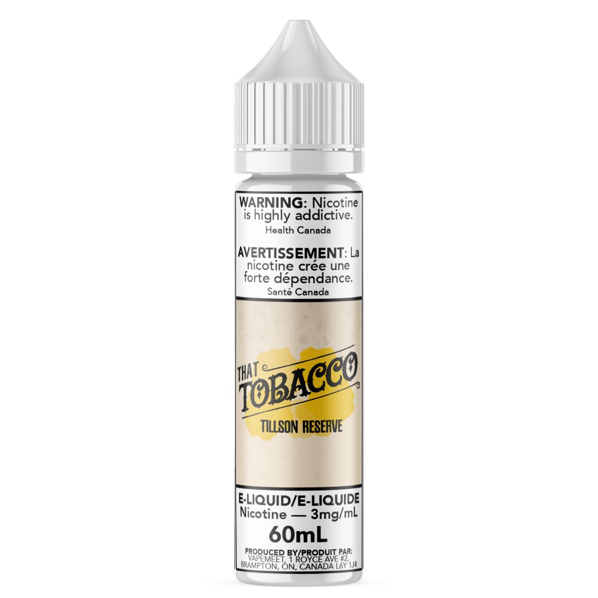 That Tobacco - Tillson Reserve E-Liquid That Tobacco 60mL 0 mg/mL