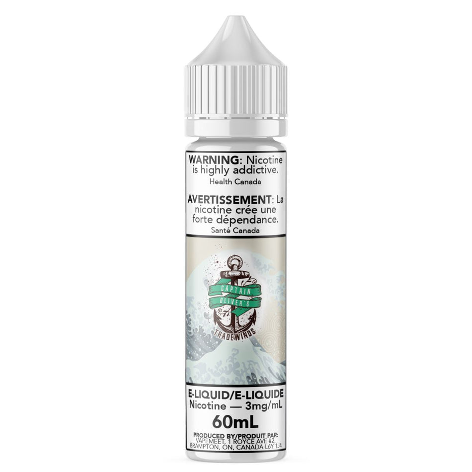 Captain Oliver's - Tradewinds E-Liquid Captain Oliver's Custards & Puddings 60mL 0 mg/mL