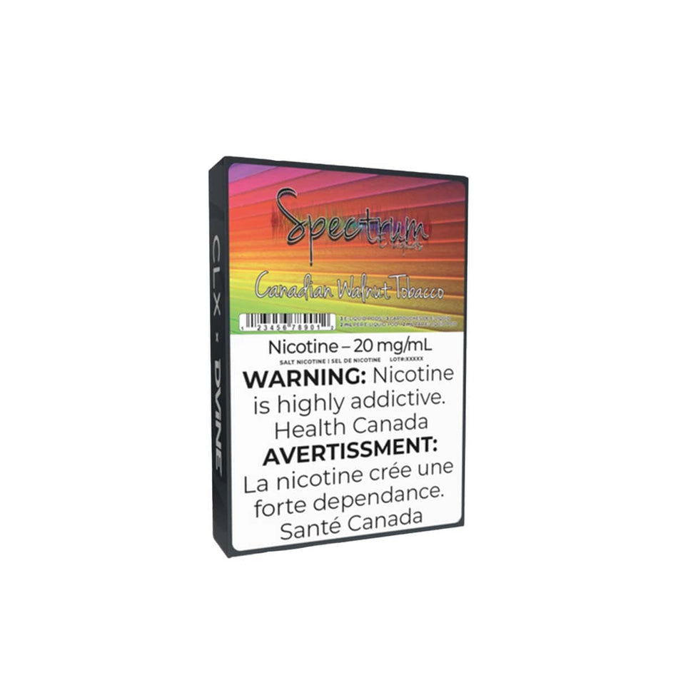 CLX - Spectrum Walnut Tobacco Pods Pre-filled Pod CLX