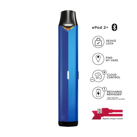 Vuse - Epod 2+ Connected Device Pod System Vuse Blue