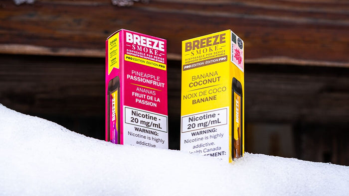 2 New vape flavours! Breeze Pro Review: Banana Coconut and Pineapple Passionfruit