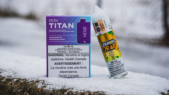 Two new products at VapeMeet: STLTH Titan Disposable Vapes and LemonDrop Freebase