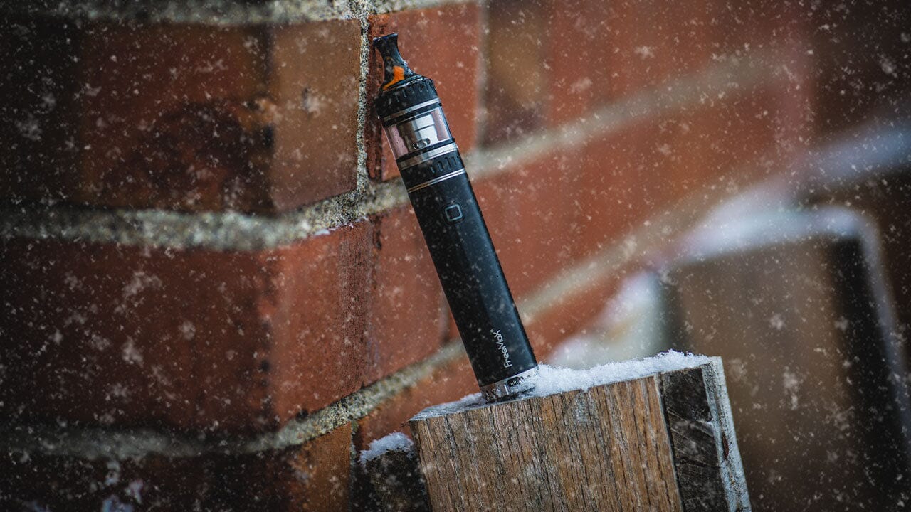 Vaping in a Winter Wonderland