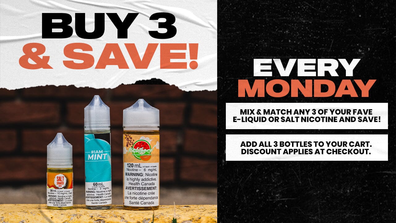 Make Mondays Better with VapeMeet's New Vape Deal: Buy Three and Save!