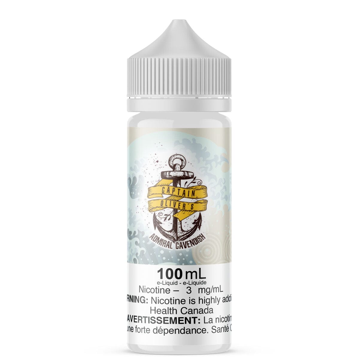 Captain Olivers Admiral Cavendish E Liquid E-Liquid Captain Oliver's Custards & Puddings 100mL 3mg/mL ONT