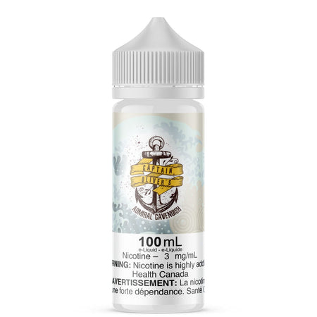 Captain Olivers Admiral Cavendish E Liquid E-Liquid Captain Oliver's Custards & Puddings 100mL 3mg/mL ONT