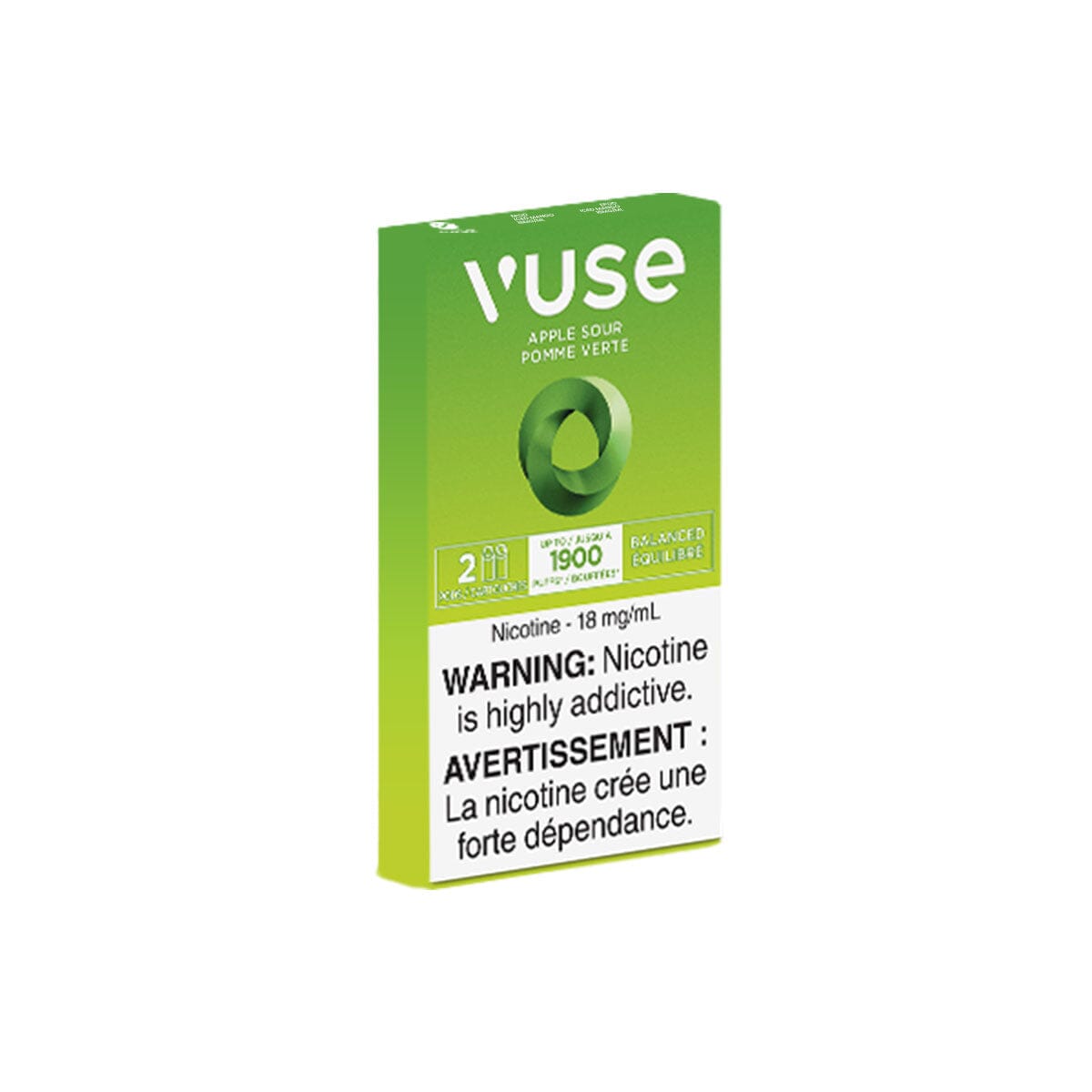 Vuse Apple Sour Vape Pods Pre-Filled Pod Vuse 