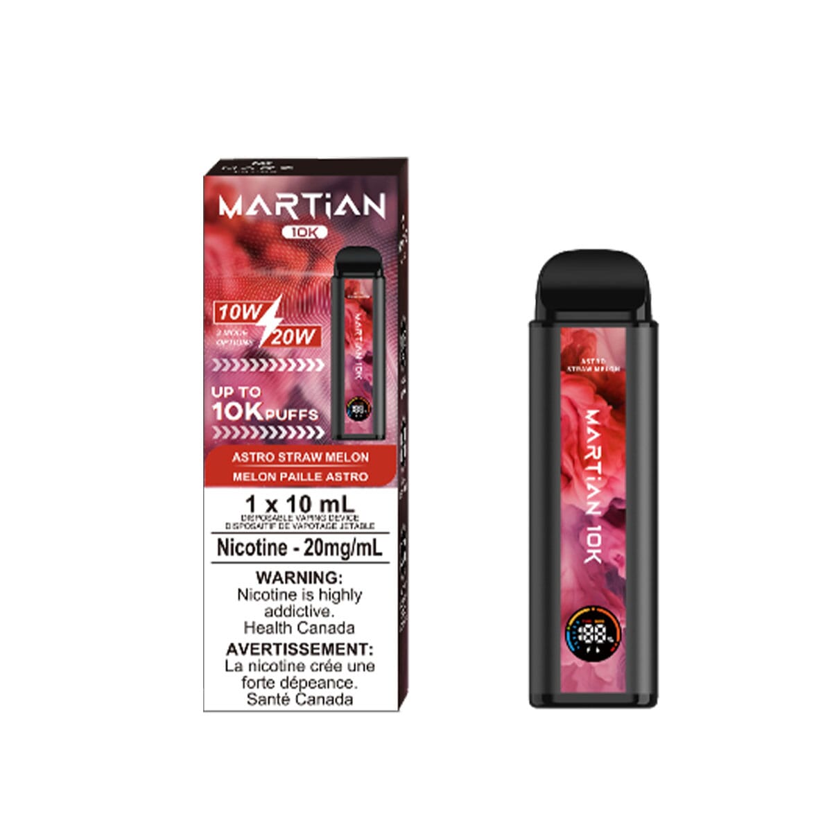 Marz Martian 10K Astro Straw Melon Disposable Vape Pen Disposable Marz 