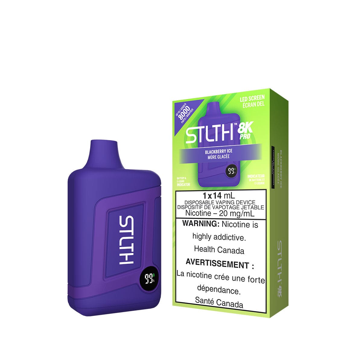 STLTH 8K Pro Blackberry Ice Disposable Vape Pen Disposable STLTH 