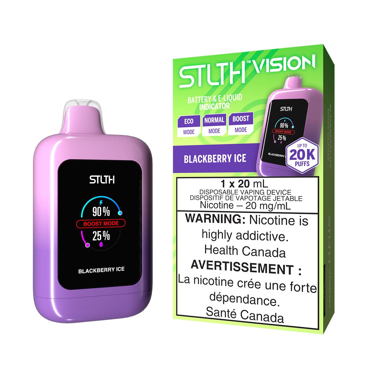 STLTH Vision Blackberry Ice Disposable Vape Disposable STLTH 