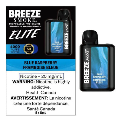 Breeze Elite 4000 Blue Raspberry Disposable Vape Pen Disposable Breeze 