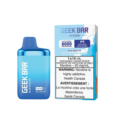Geek Bar DF8000 Blue Razz Ice Disposable Vape Disposable Geek Bar 