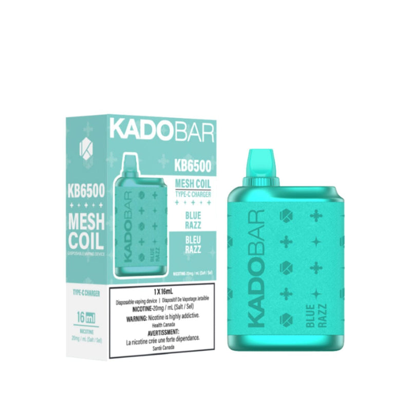 Kadobar KB 6500 Blue Razz Disposable Vape Pen Disposable Kadobar 