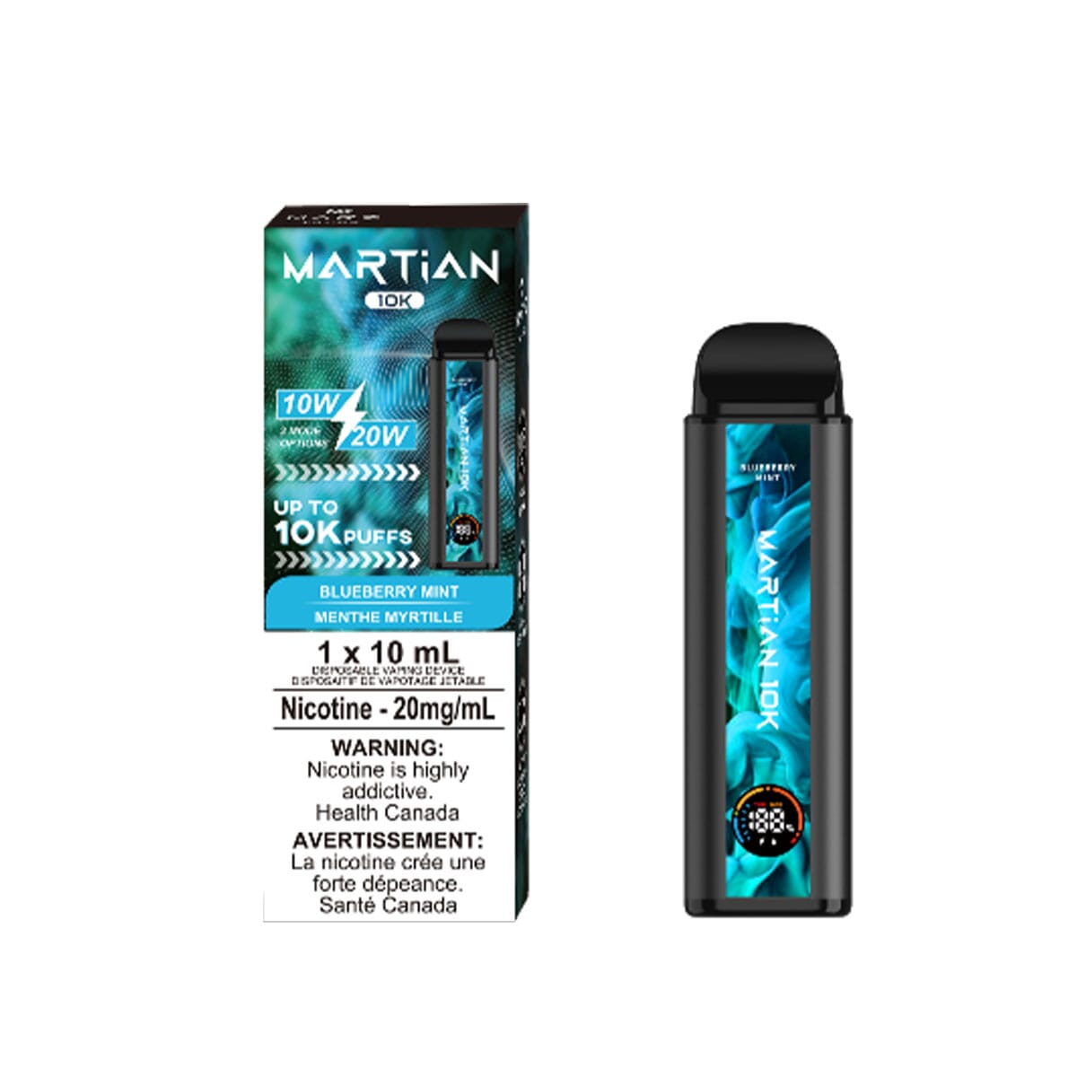 Marz Martian 10K Blueberry Mint Disposable Vape Pen Disposable Marz 