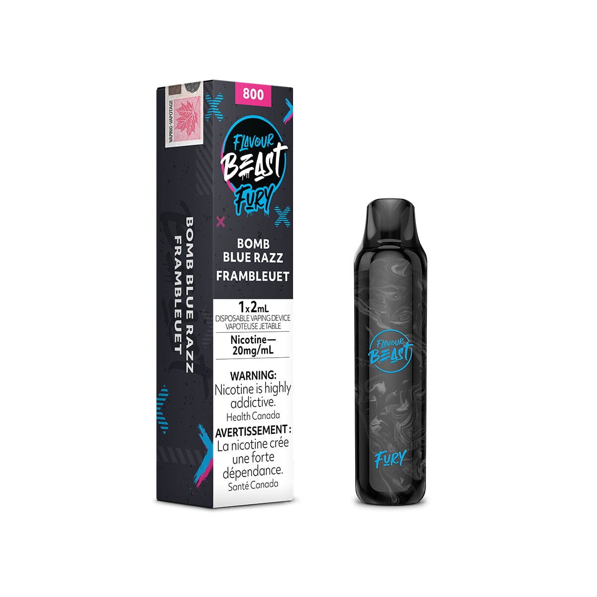 Flavour Beast Fury Bomb Blue Razz Disposable Vape Pen Disposable Flavour Beast 