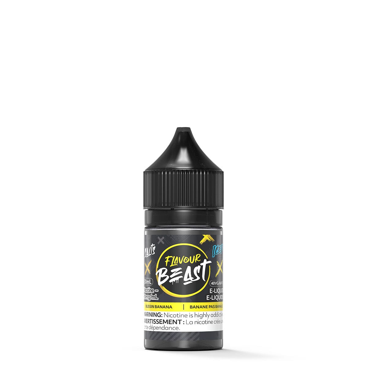 Flavour Beast Bussin Banana Iced Salt Nic E Liquid E-Liquid Flavour Beast 