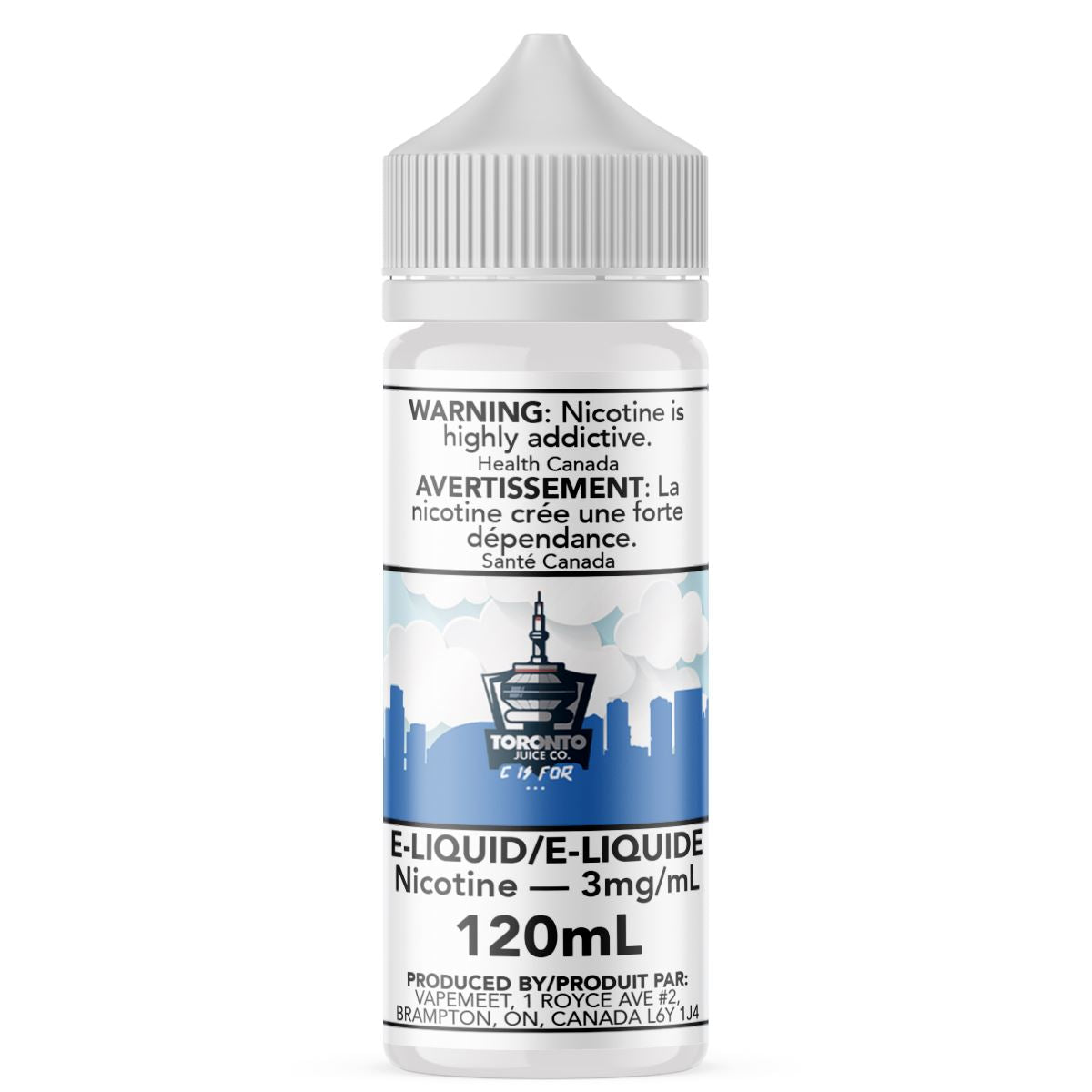 clear vape flavor toronto C ("C Is For ...") | Toronto Juice Co