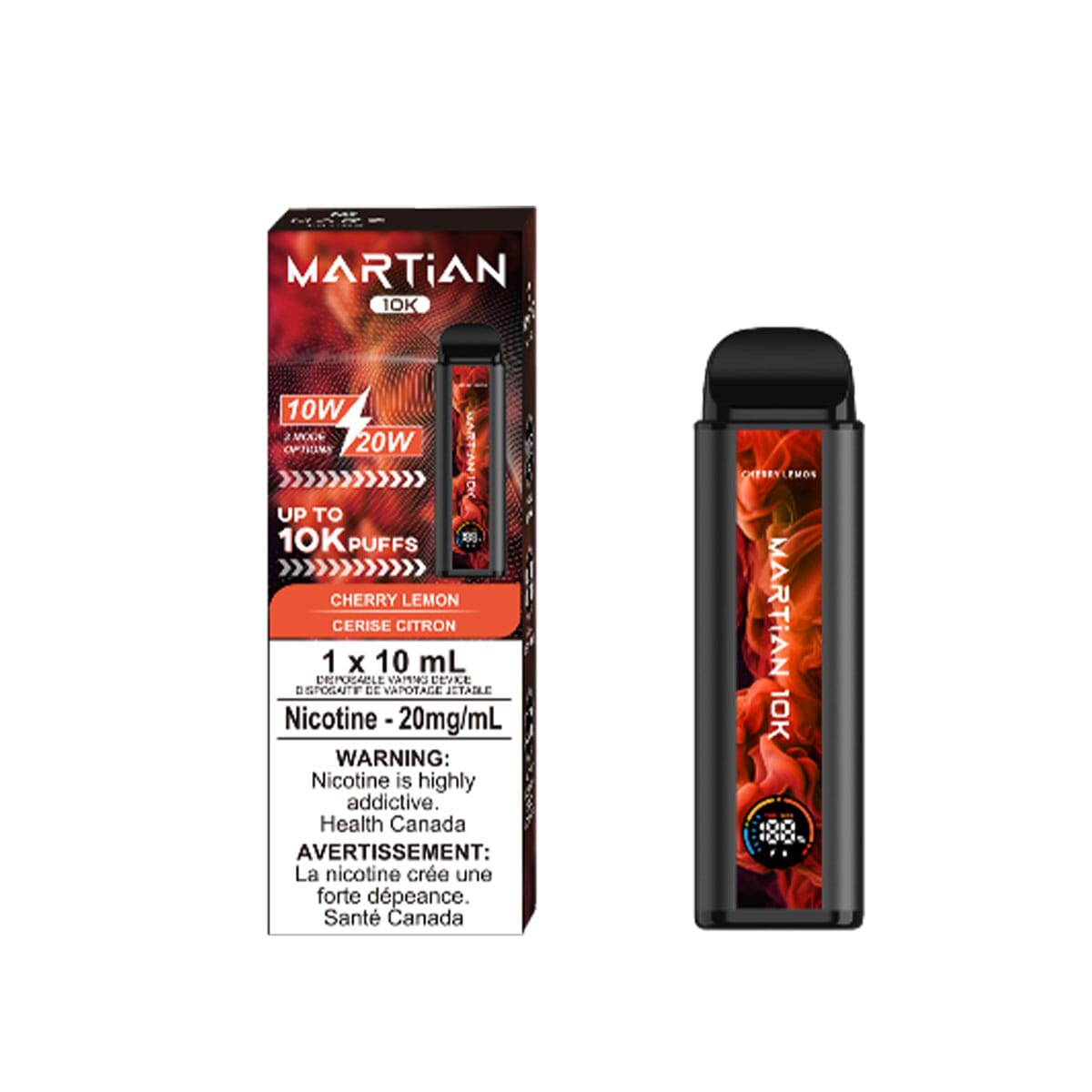 Marz Martian 10K Cherry Lemon Disposable Vape Pen Disposable Marz 