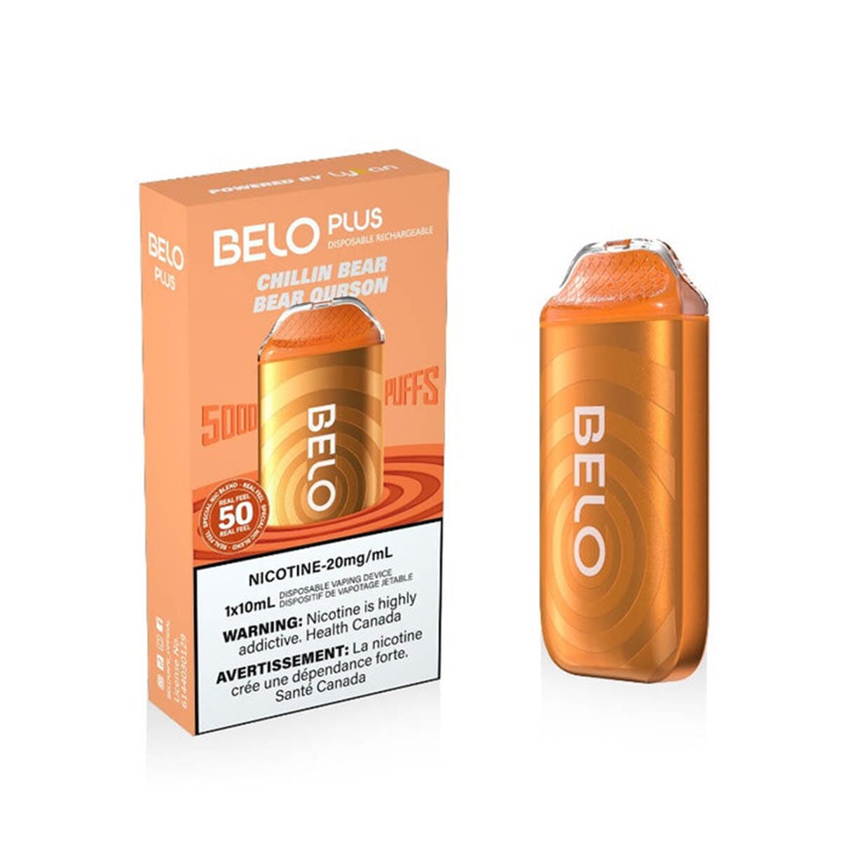 Belo Plus 5000 Chillin Bear Disposable Vape Pen Disposable Belo Plus 5000 