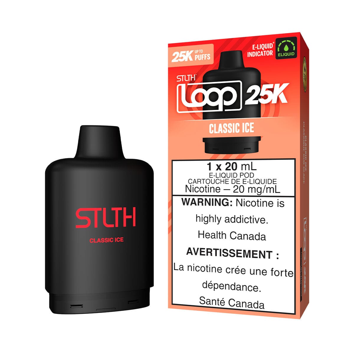 STLTH Loop 25K Classic Ice Disposable Vape Pod Disposable STLTH 